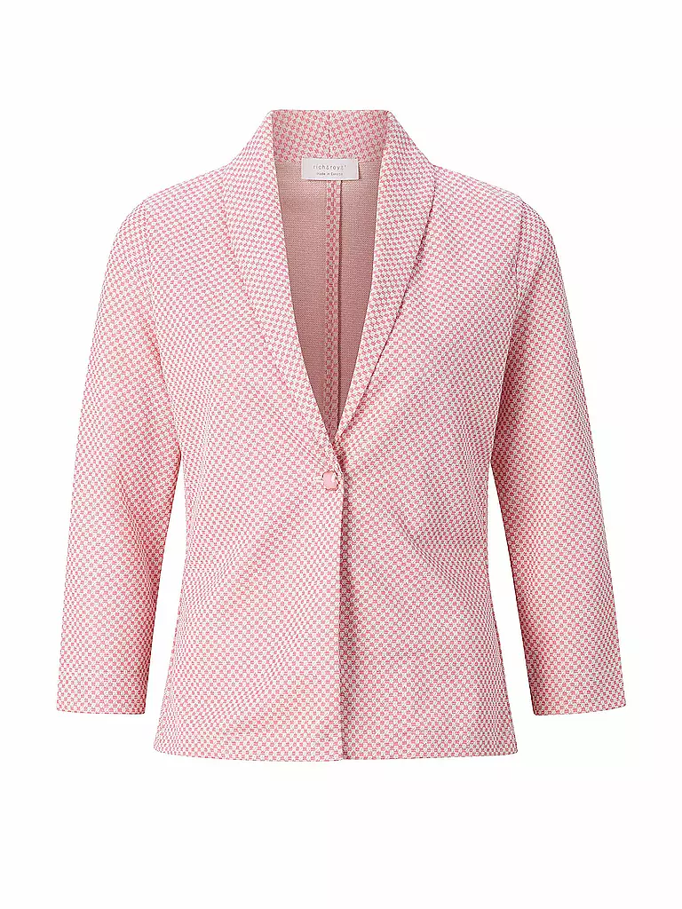 RICH & ROYAL | Blazer JACQUARD | rosa