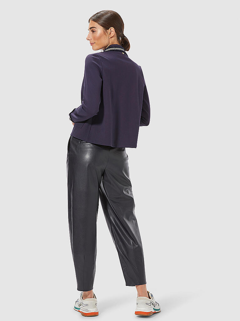 RICH & ROYAL | Hose in Lederoptik | blau