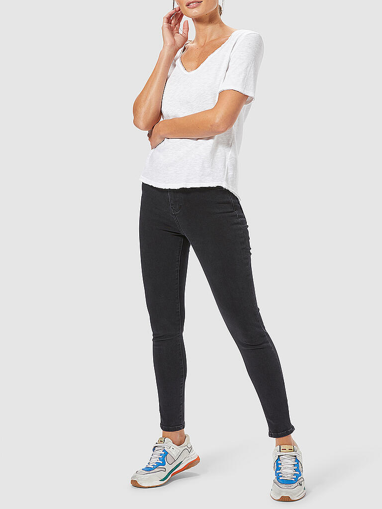 RICH & ROYAL | Jeans Skinny-Fit (Highwaist)  | schwarz
