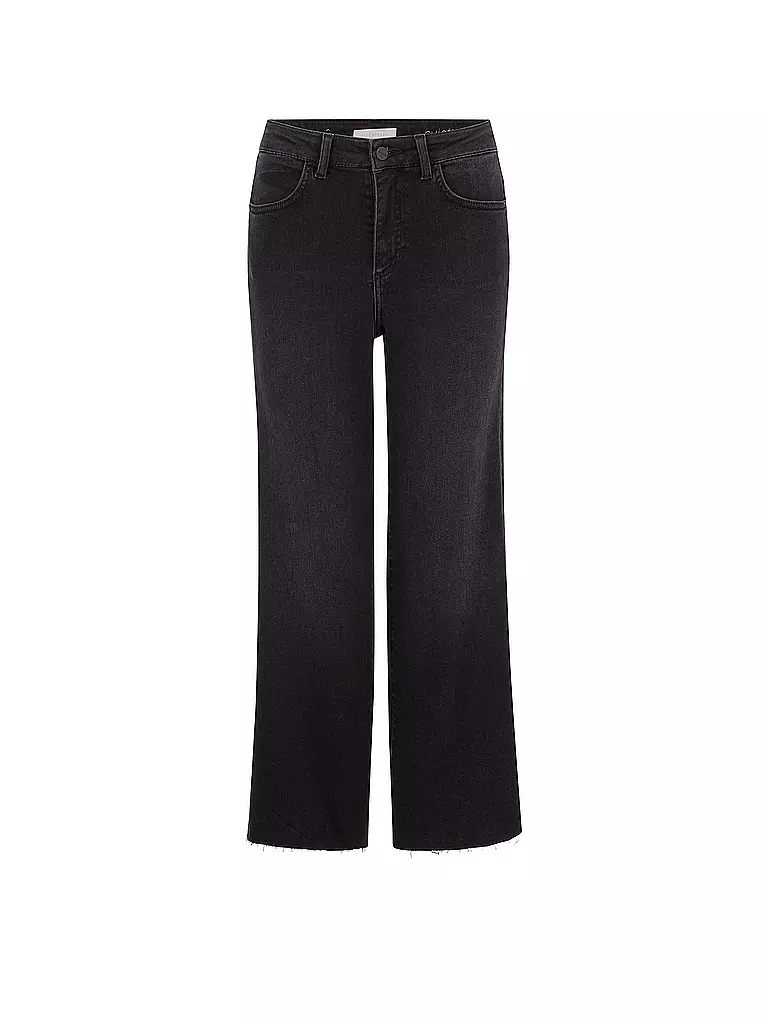 RICH & ROYAL | Jeans Wide Leg | schwarz