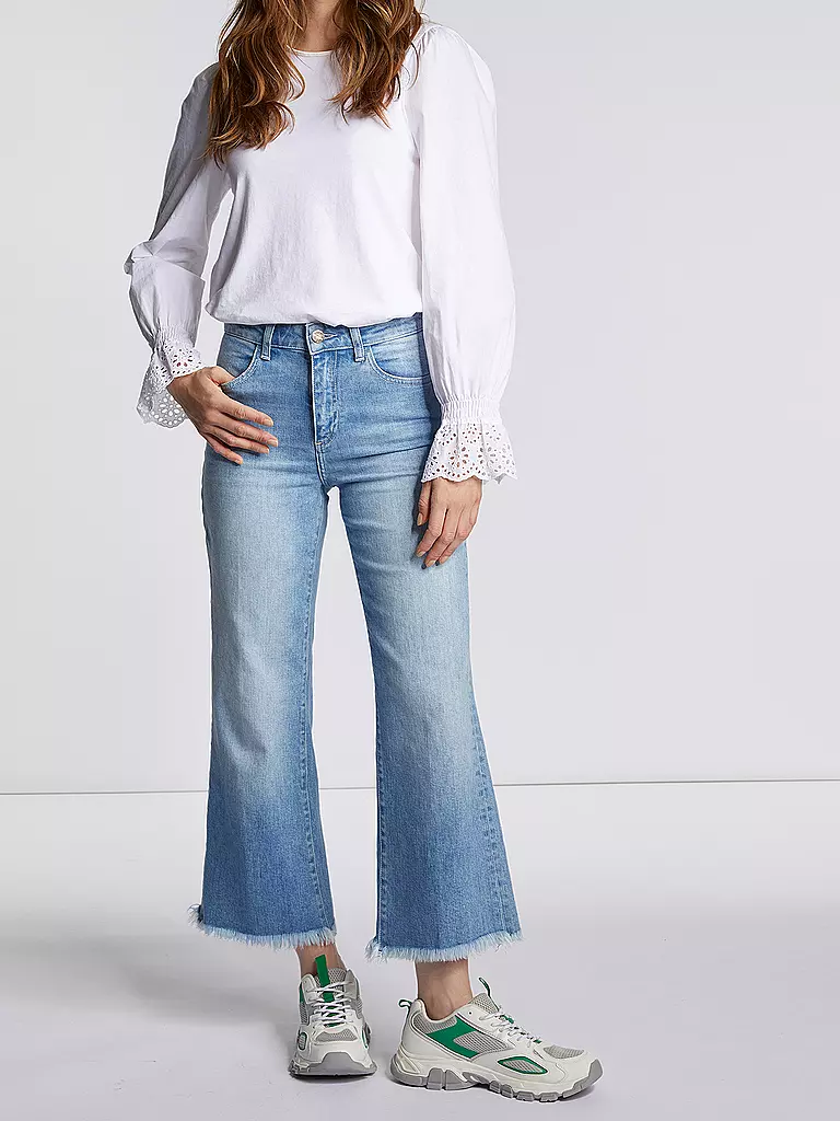 RICH & ROYAL | Jeans Wide Leg | blau