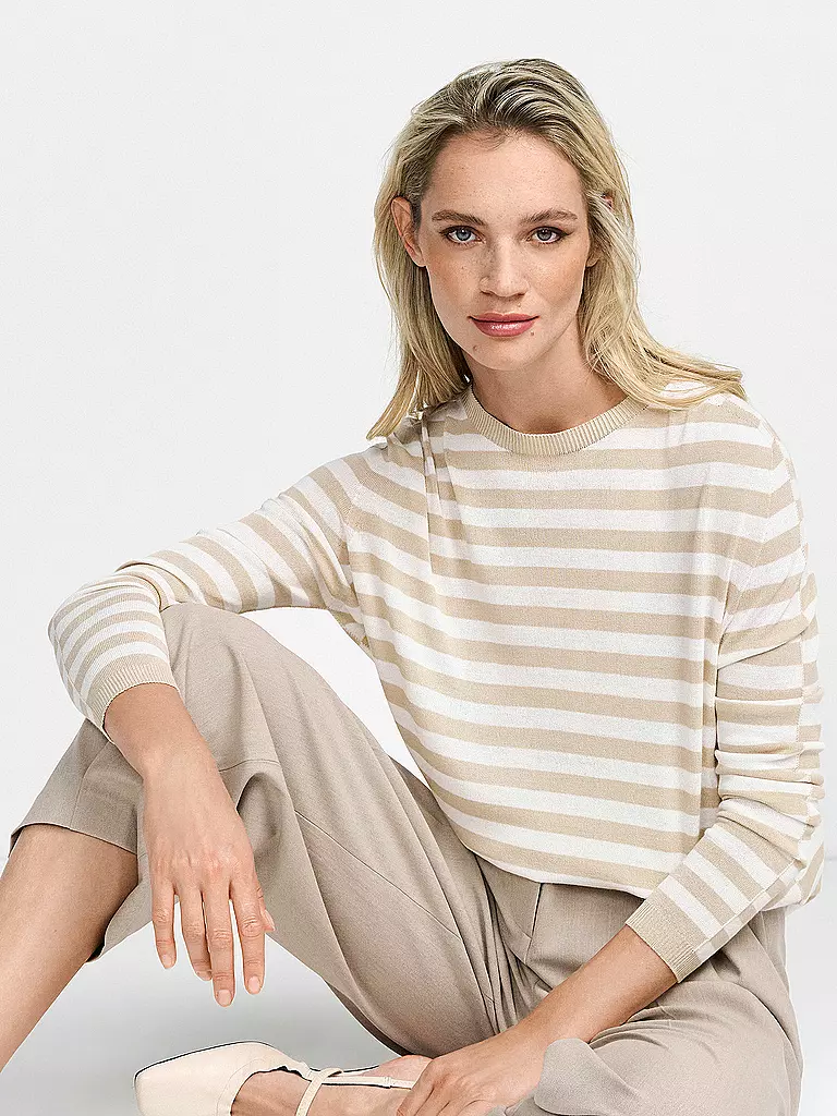 RICH & ROYAL | Langarmshirt  | beige
