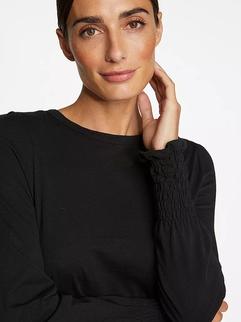 RICH & ROYAL | Langarmshirt | schwarz