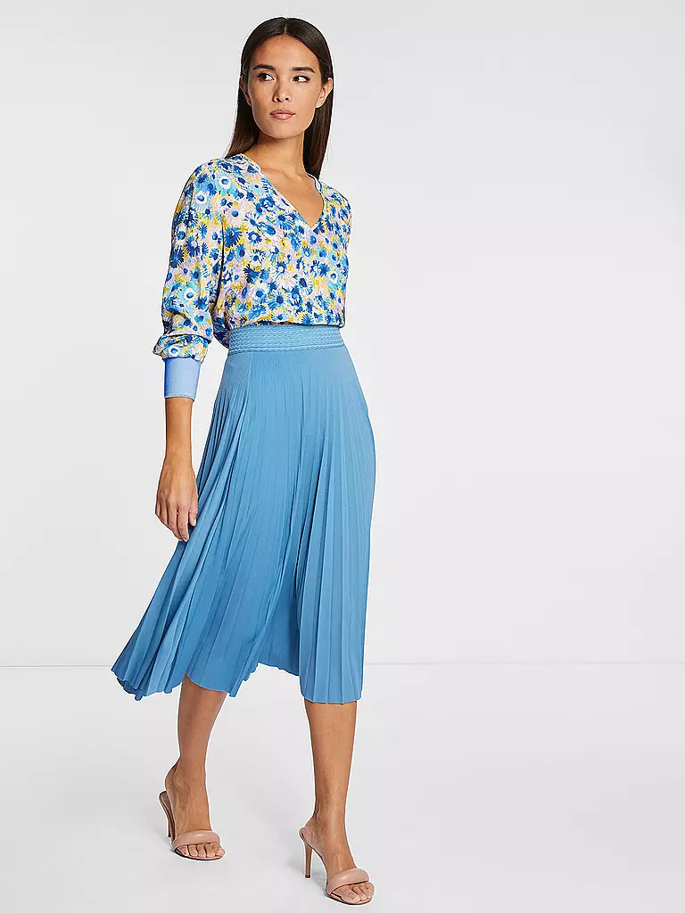 RICH & ROYAL | Plisseerock  | blau