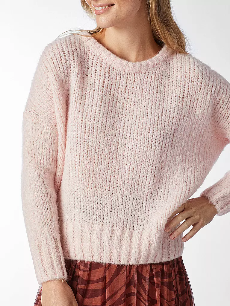 RICH & ROYAL | Pullover Boxy Fit | rosa