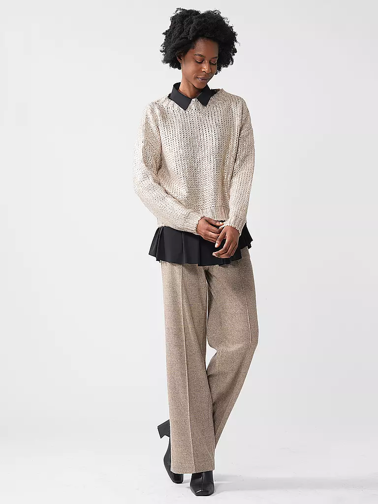 RICH & ROYAL | Pullover | gold