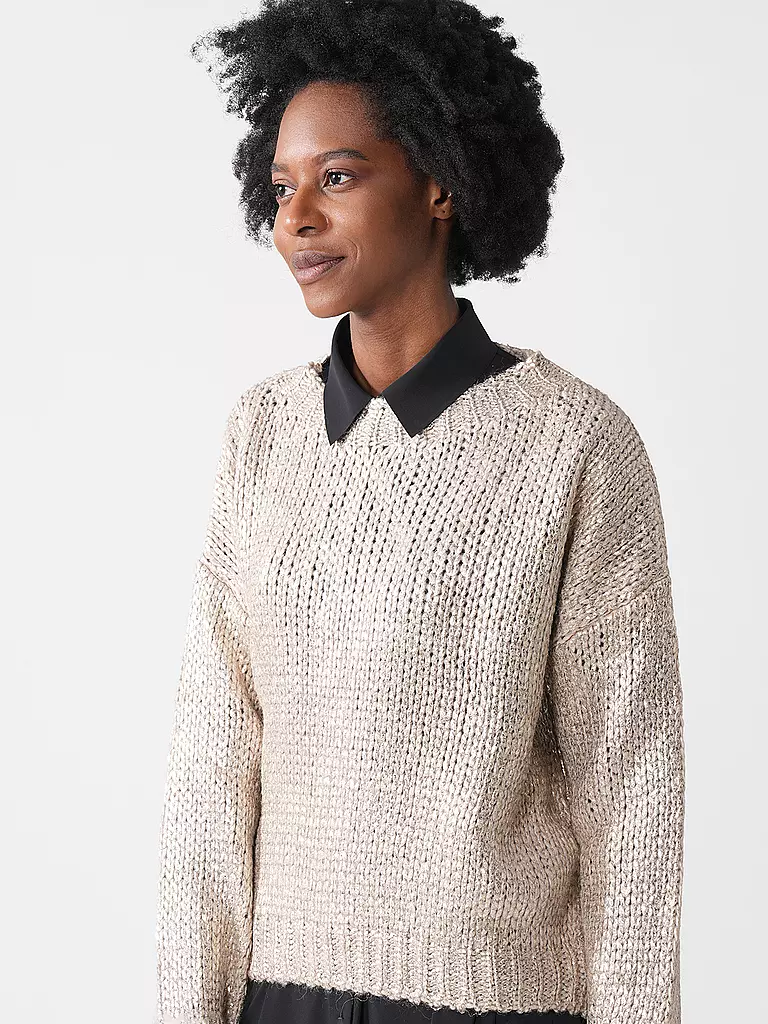 RICH & ROYAL | Pullover | gold