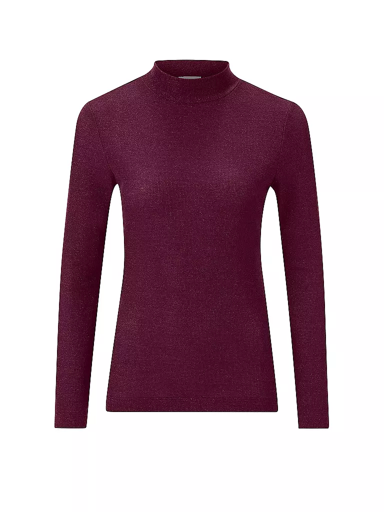RICH & ROYAL | Rollkragenpullover  | dunkelrot