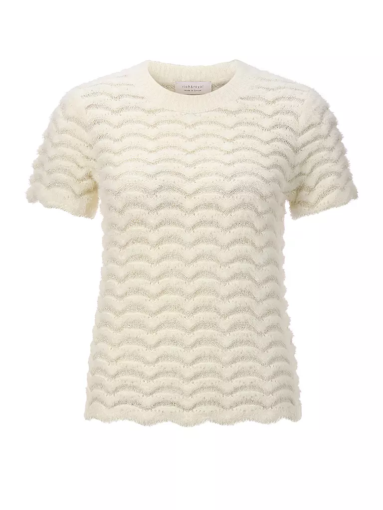 RICH & ROYAL | T-Shirt  | creme