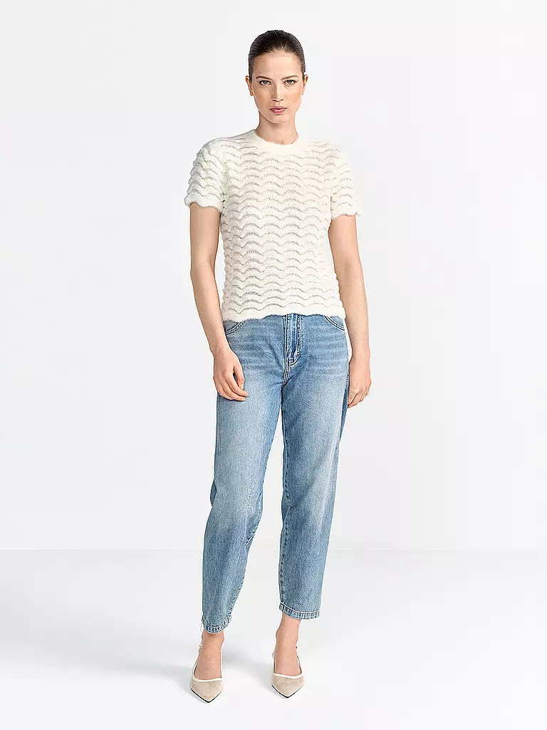 RICH & ROYAL | T-Shirt  | creme
