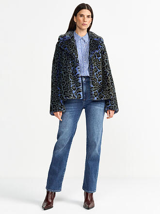 RICHROYAL | Jacke in Felloptik 