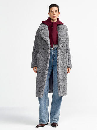 RICHROYAL | Mantel in Felloptik 