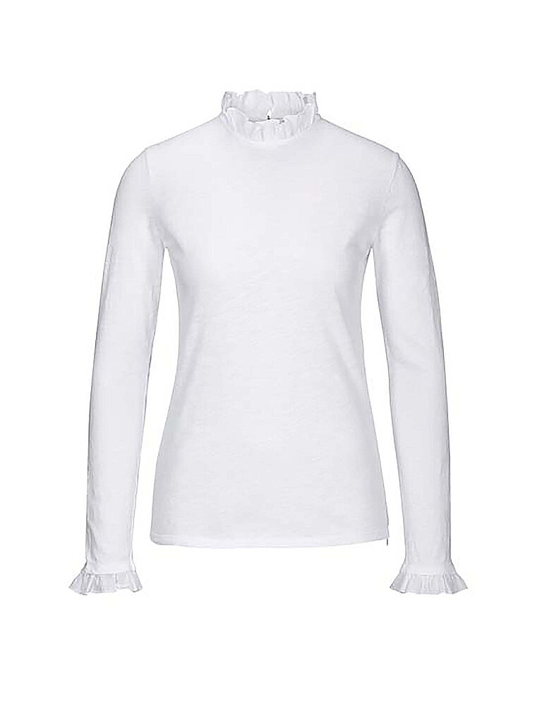 Langarmshirt weiss M damen