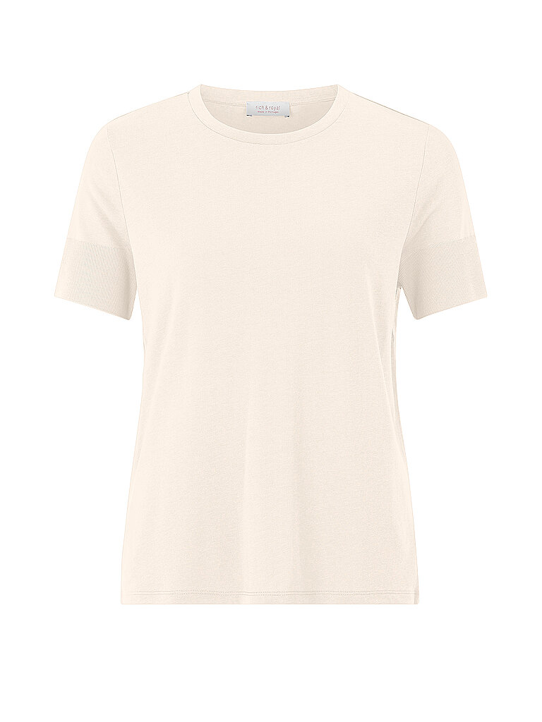 RICHROYAL T-Shirt creme M damen