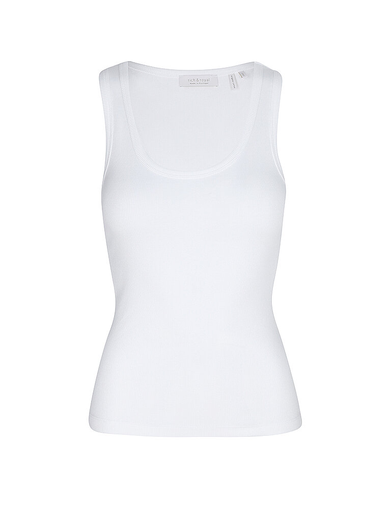 RICHROYAL Top weiss M damen
