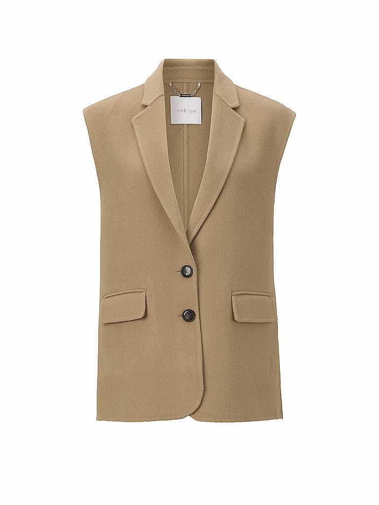 RICHROYAL Gilet camel | 38