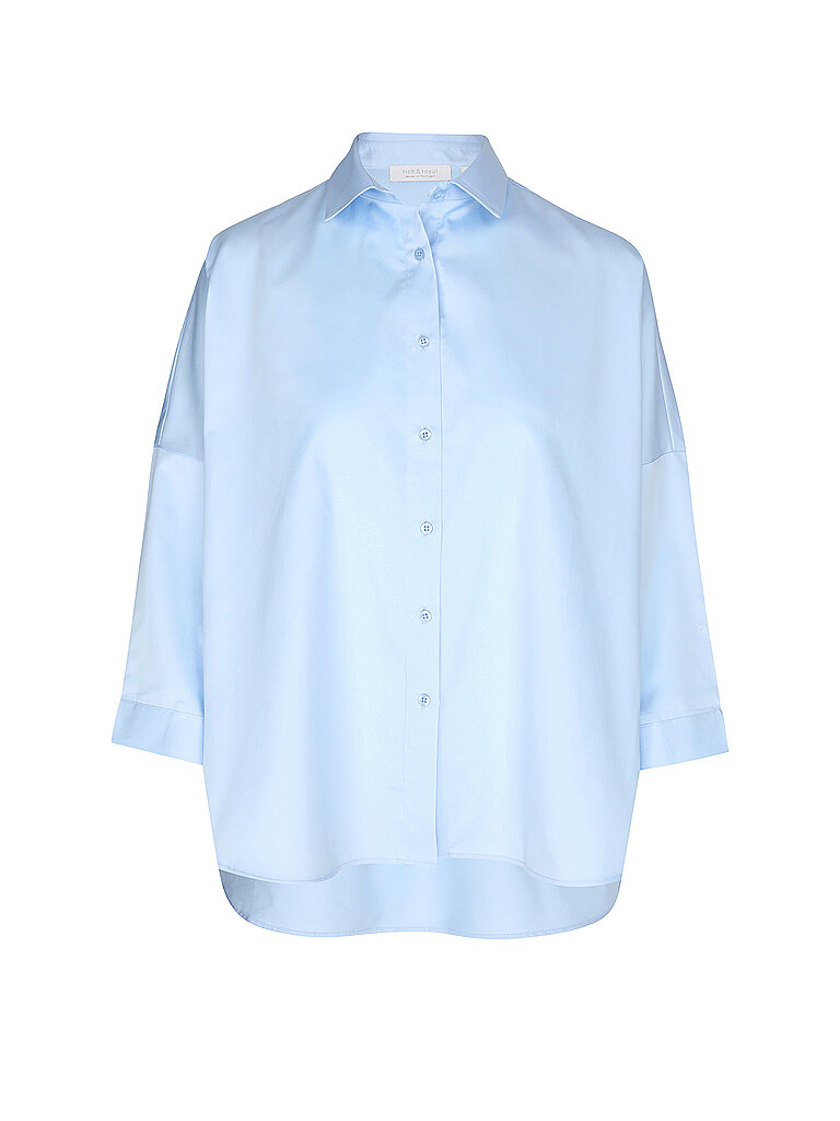 RICHROYAL Bluse Oversized Fit hellblau | 38