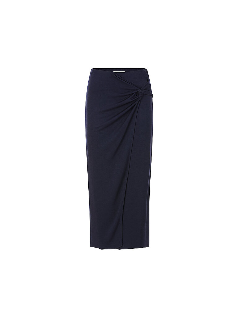 Midirock dunkelblau XL damen