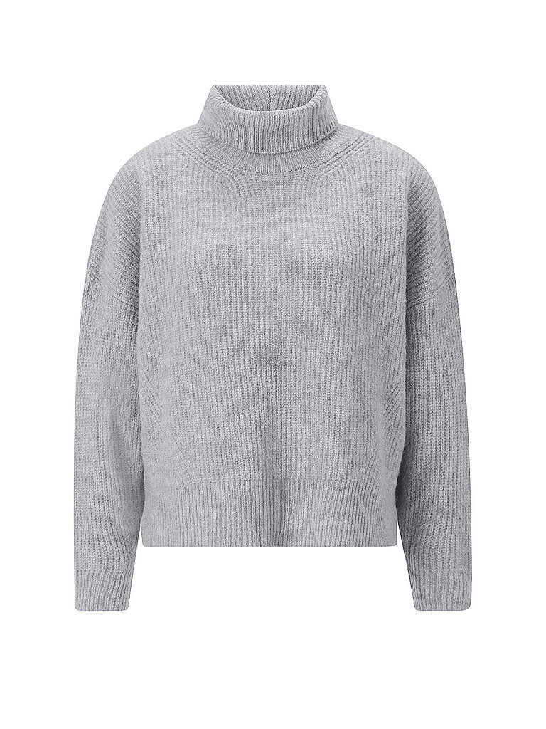 RICHROYAL Rollkragenpullover  grau | L