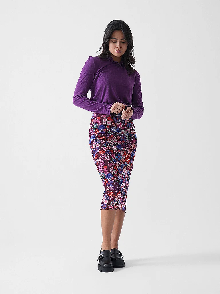 RICHROYAL Midirock  dunkelrot   S damen 2