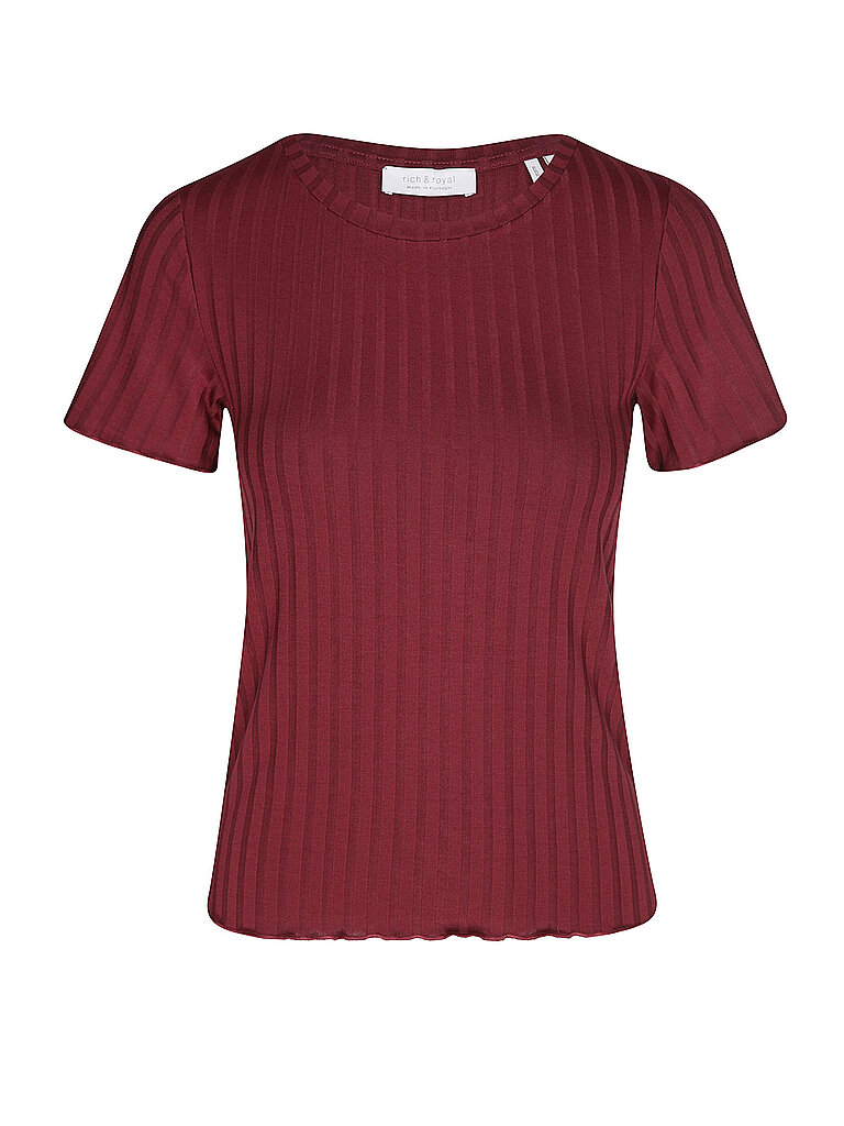 RICHROYAL T-Shirt  dunkelrot   XL damen