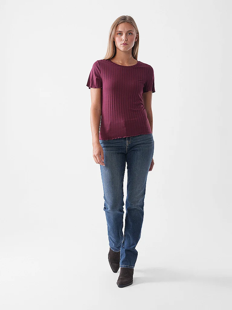RICHROYAL T-Shirt  dunkelrot   XL damen 2