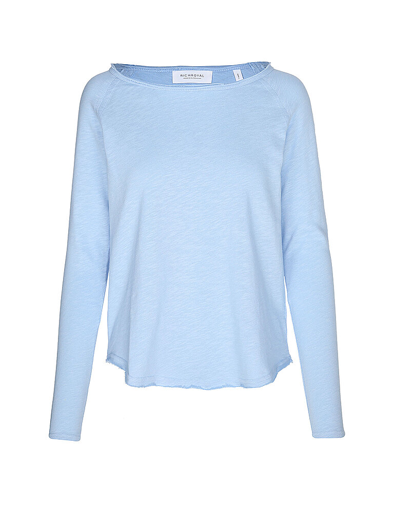 Langarmshirt blau S damen