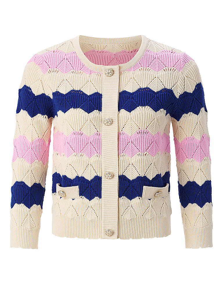 Strickjacke beige L damen