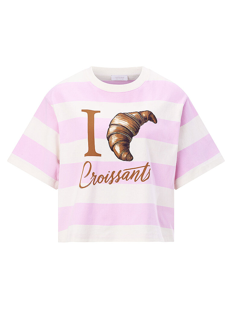 RICHROYAL T-Shirt rosa L damen