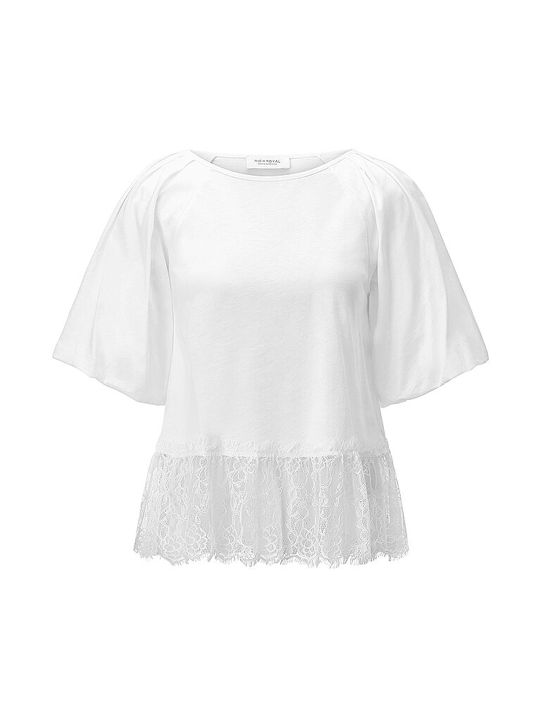 RICHROYAL T-Shirt weiss S damen