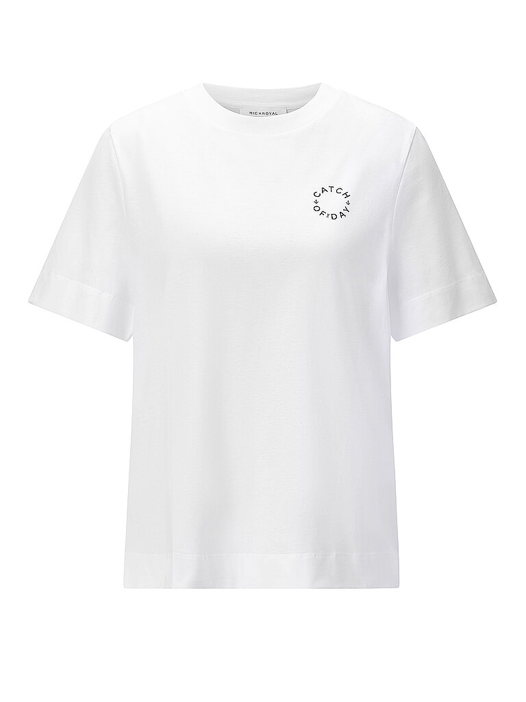 RICHROYAL T-Shirt weiss S damen