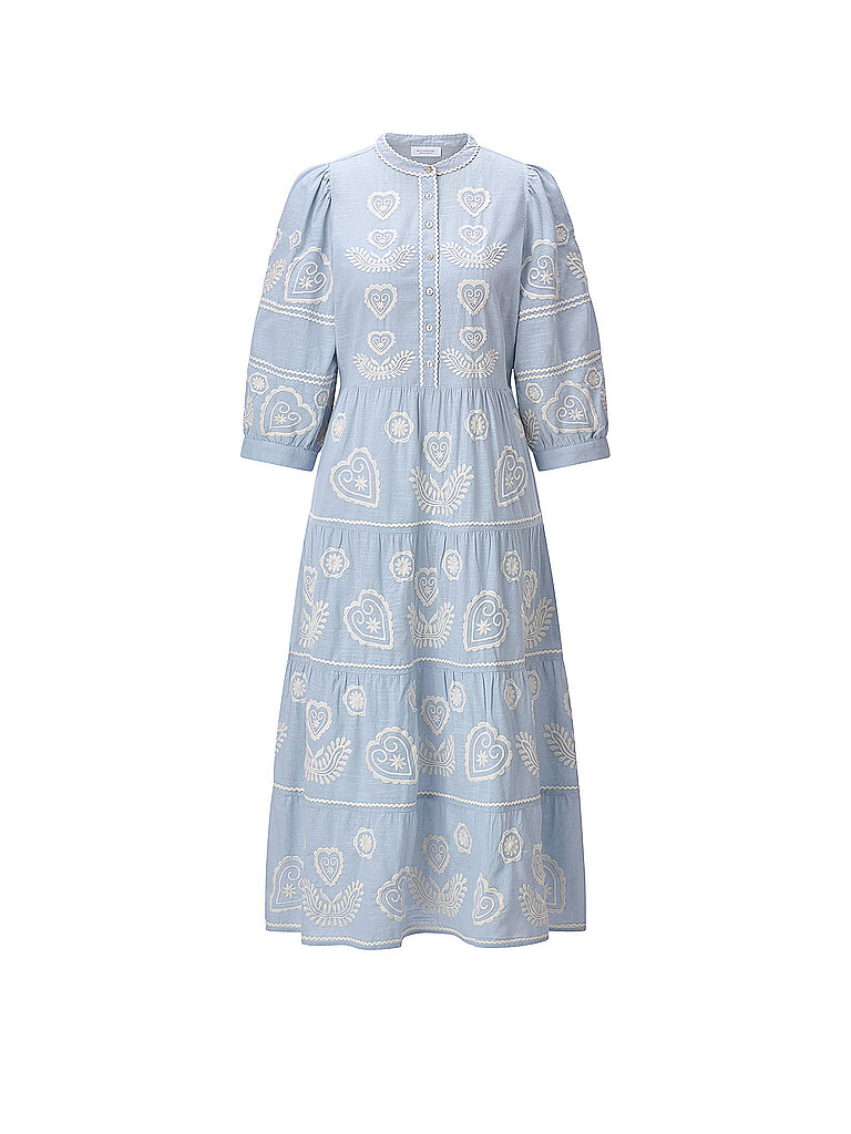 RICHROYAL Midikleid hellblau | 38