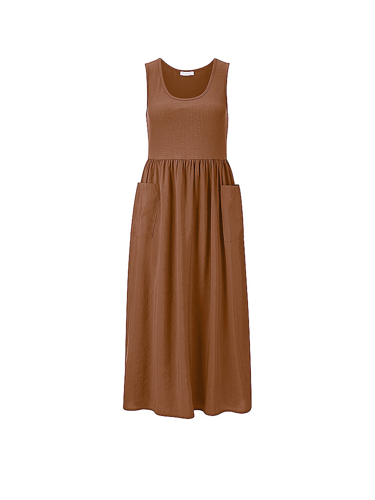 Midikleid braun M damen
