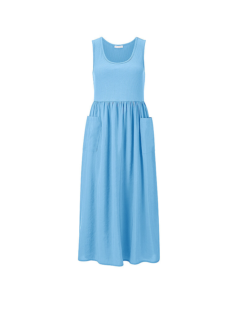 Midikleid hellblau S damen