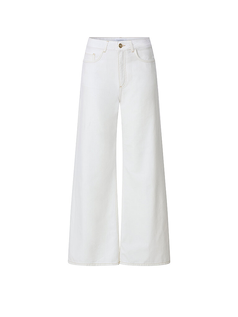 RICHROYAL Jeans Wide Leg  hellgrau | 27/L32