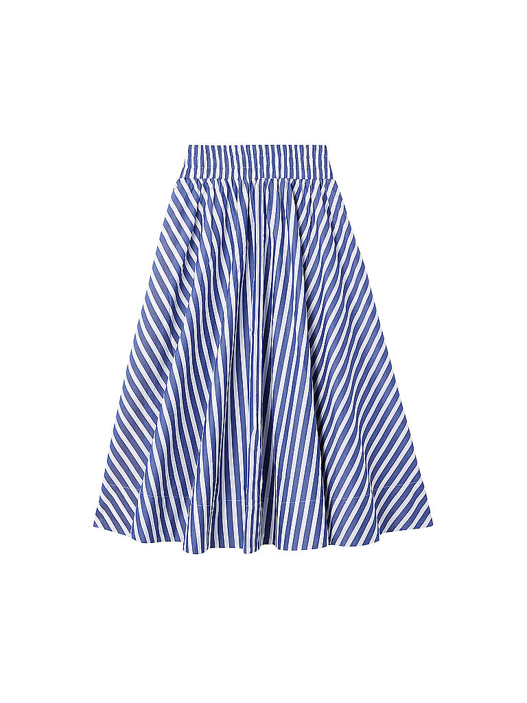 Midirock dunkelblau 40 damen