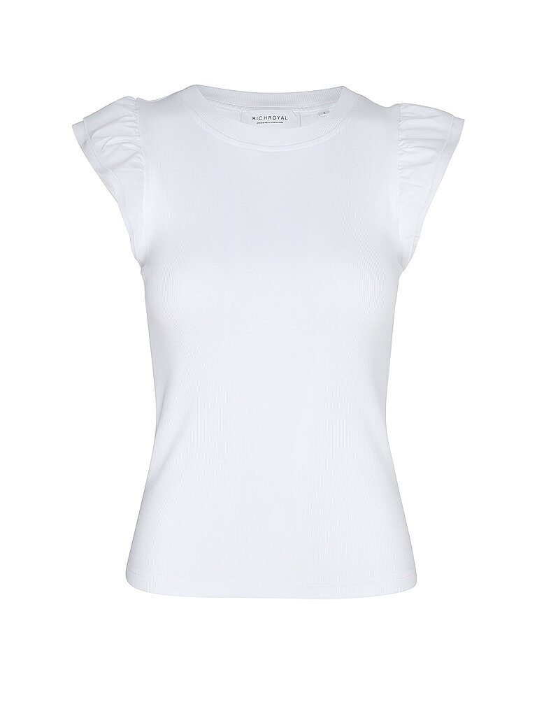 RICHROYAL Top weiss M damen