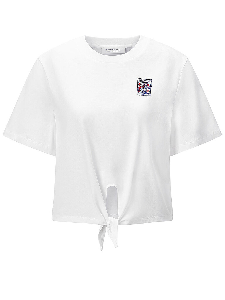 RICHROYAL T-Shirt weiss XL damen