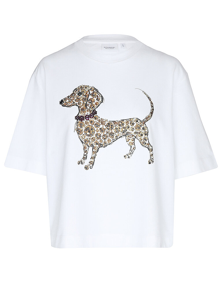 RICHROYAL T-Shirt weiss XS damen