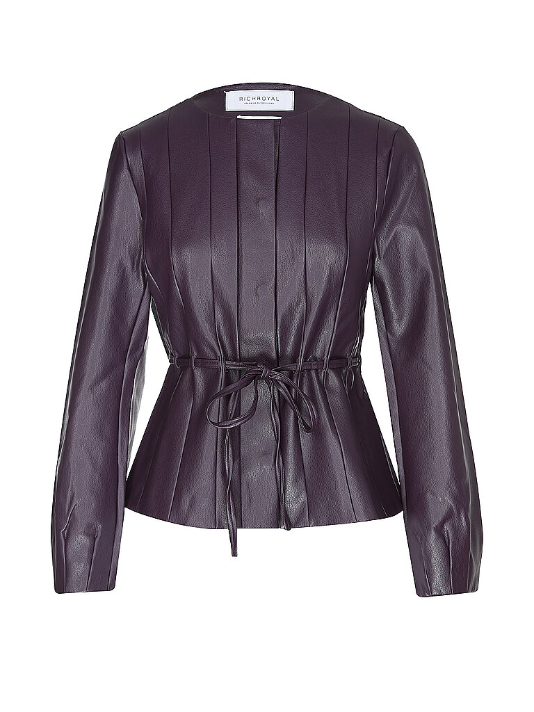 RICHROYAL Jacke in Lederoptik beere | 40