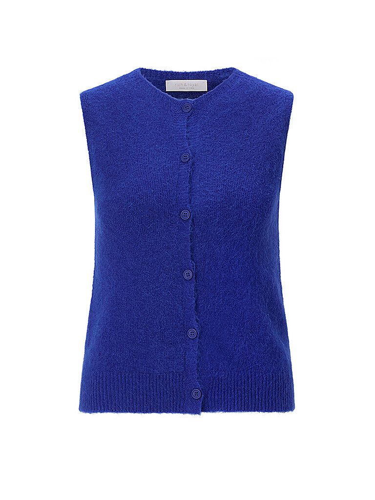 Strickjacke blau M damen