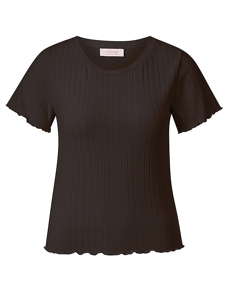 RICHROYAL T-Shirt  braun | XS