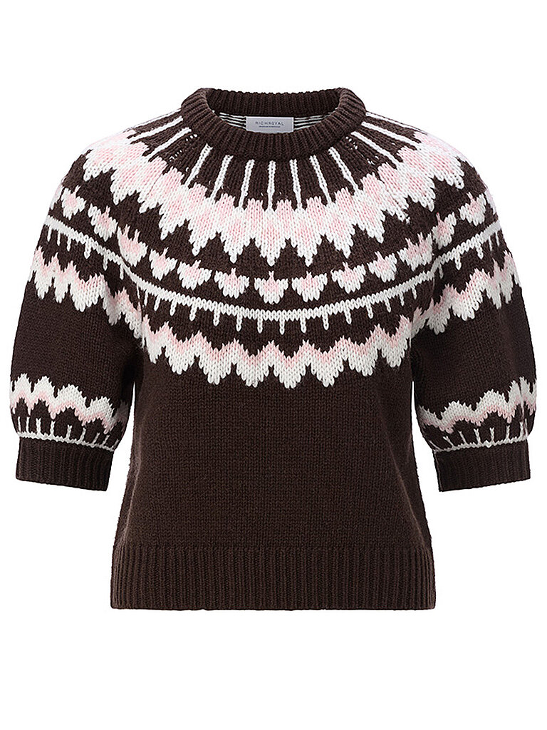 RICHROYAL Pullover  braun | XS