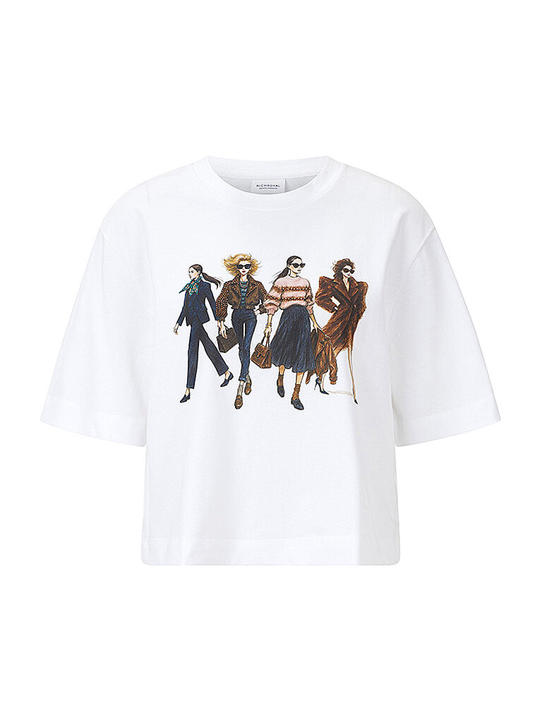RICHROYAL T-Shirt  weiss | S