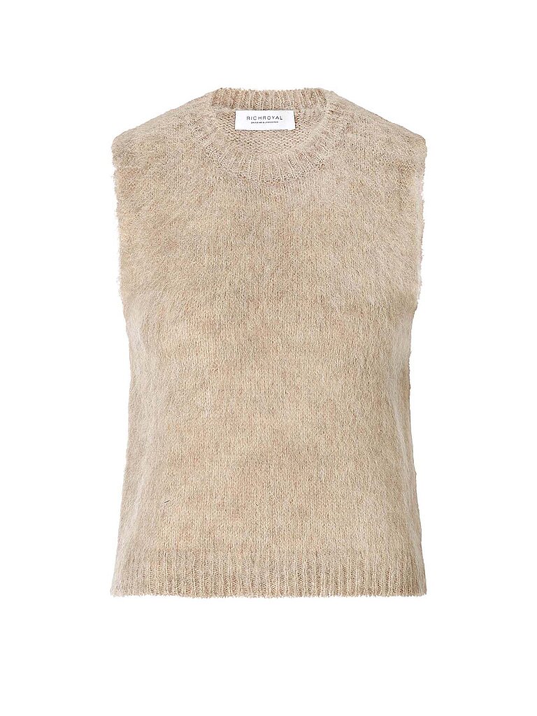 RICHROYAL Pullunder  beige | XL