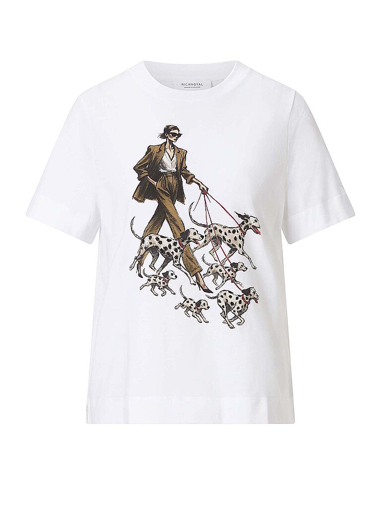 RICHROYAL T-Shirt  weiss | XS