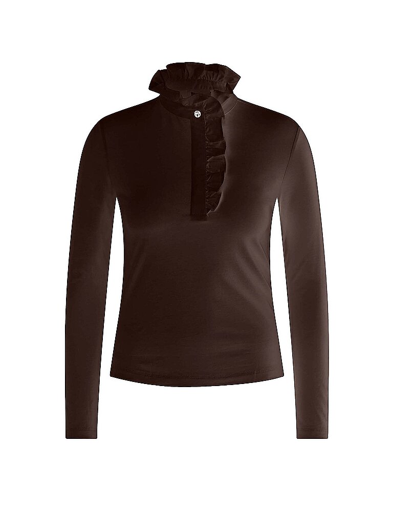 RICHROYAL Langarmshirt  braun | XS