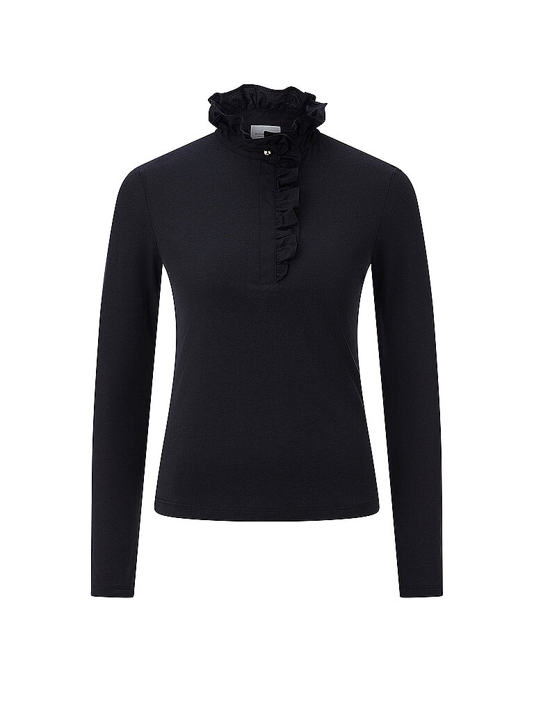 RICHROYAL Langarmshirt  schwarz | XS
