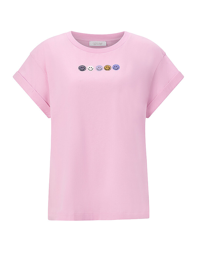 RICHROYAL T-Shirt rosa XS damen