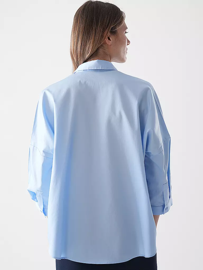 RICHROYAL | Bluse Oversized Fit | Hellblau